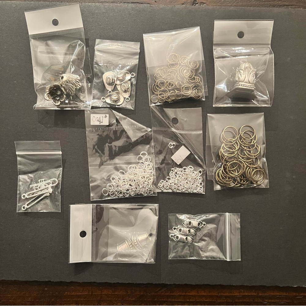10 bundles of Assorted Jewelry Making Supplies